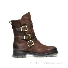 Business casual Ladies snow boot buckle boot